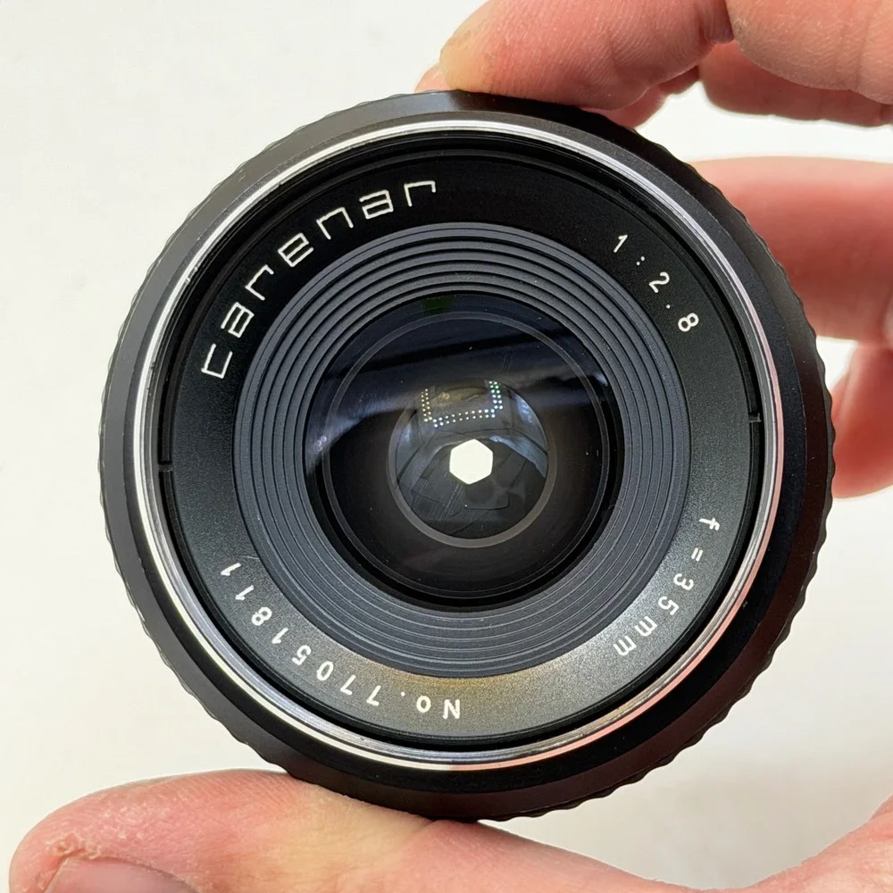 Carenar 35mm f2.8 Wide Angle Manual Focus Prime Lens M42 Korea 77051811 Tested